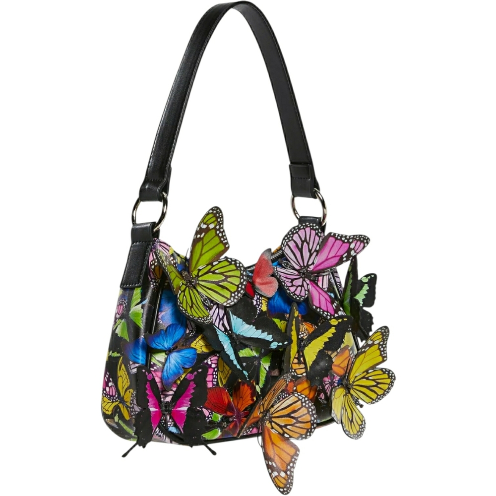Kaleidoscope Vision Butterfly Shoulder Bag - NWT! - Picture 3 of 4